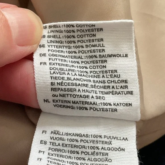 H&M Women's Beige Utility Jacket, size 6 - Picture 4 of 8